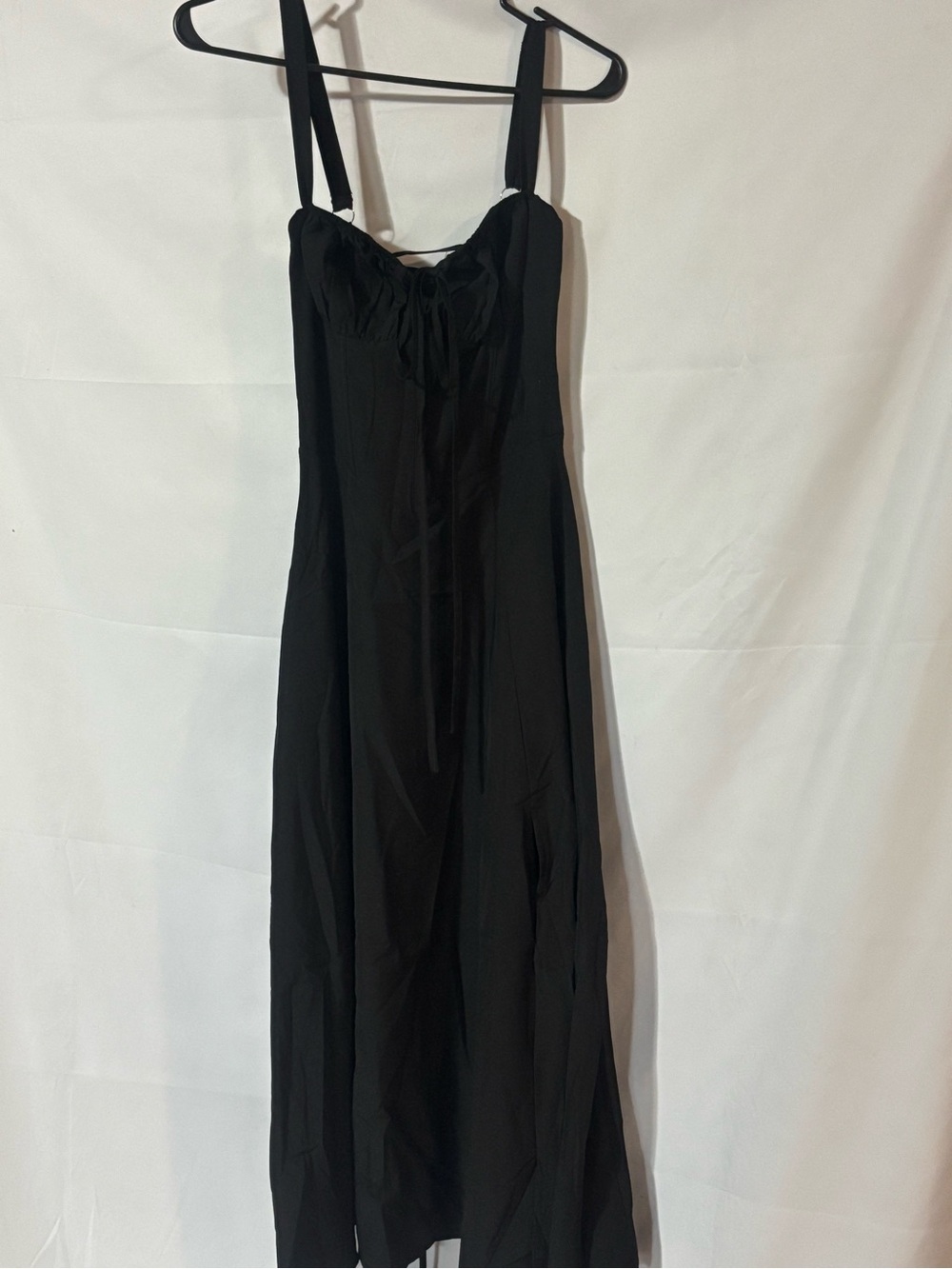 Marthea Women’s Black Midi Casual Sundress Corset Dress Size XS - Picture 6 of 12